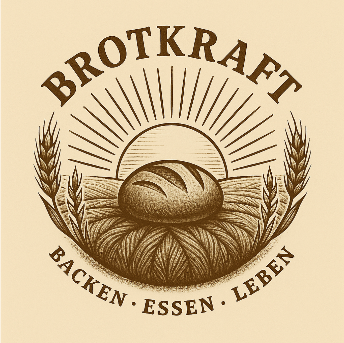 Brotkraft Logo – Backen Essen Leben