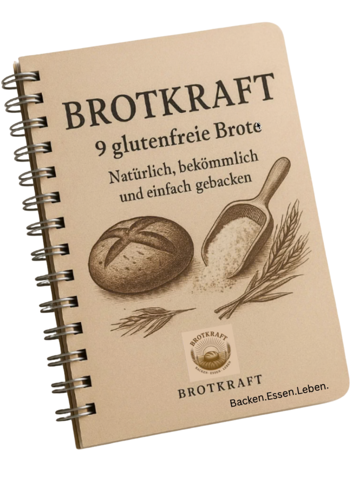 Brotkraft Freebie: 9 glutenfreie Brote – Buchcover
